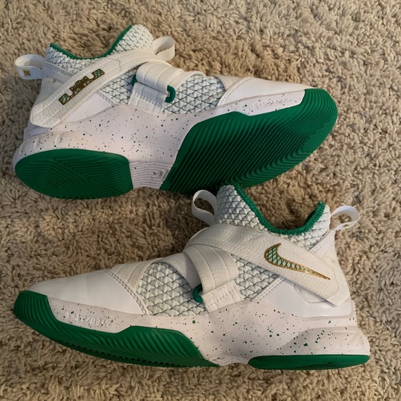 lebron soldier 12 white and green